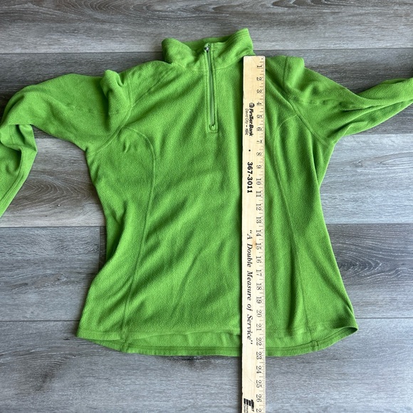 The North Face fleece Quarter Zip Green Medium - Picture 9 of 10